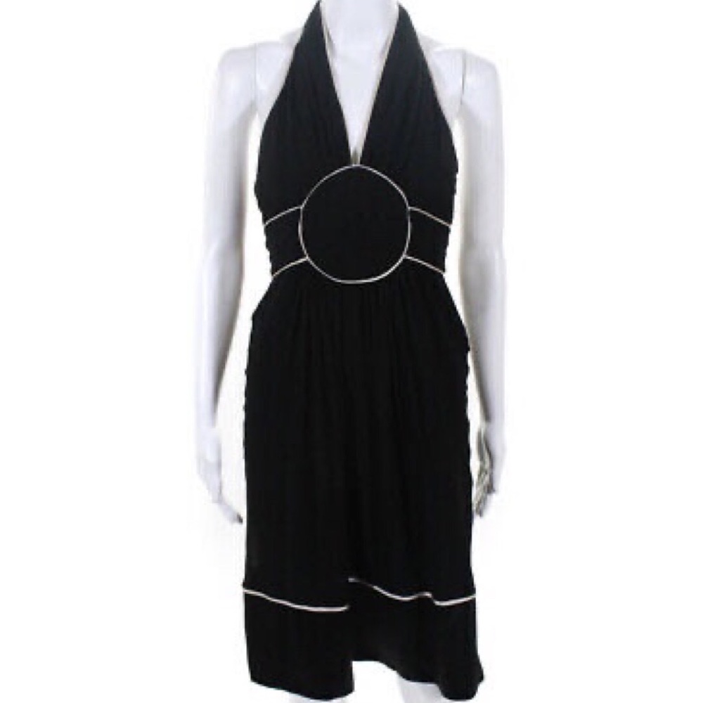 Tufi Duek Vintage Silk Knee-Length Dress (US 6)